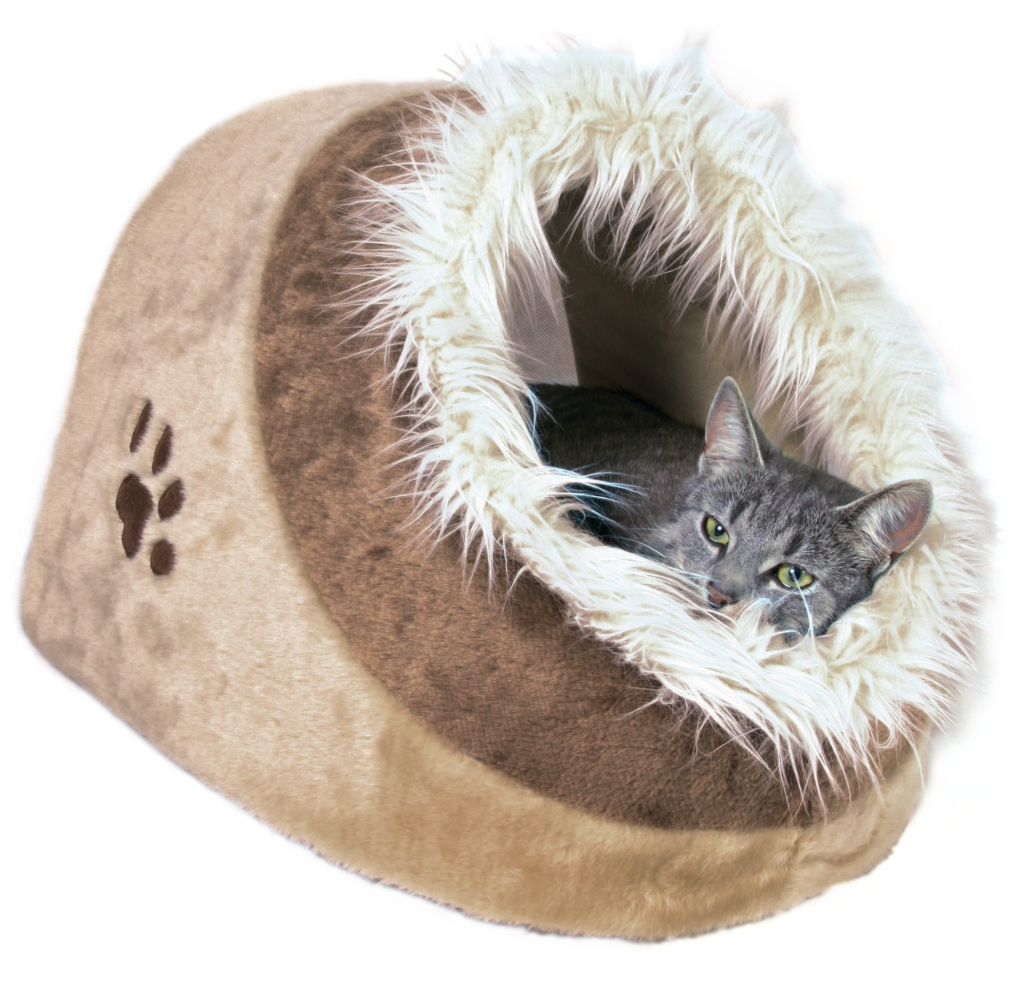 Trixie A(-20%) Cos Minou Soft, Plus,35x26x41 cm, Bej/Maro, 36281 - imagine 3