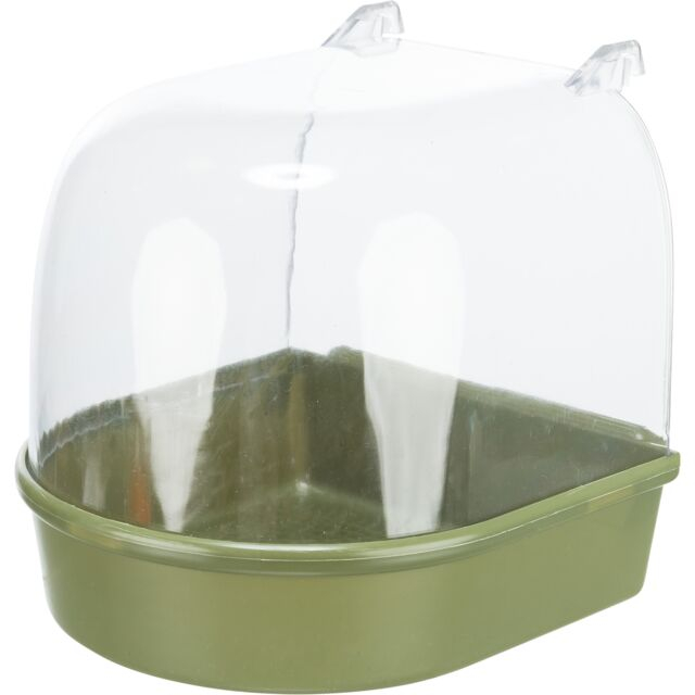 Trixie Cadita Acoperita Pentru Pasari, Plastic, Semicerc, 15x13x13 cm, Diverse Culori, 5401 - imagine 11