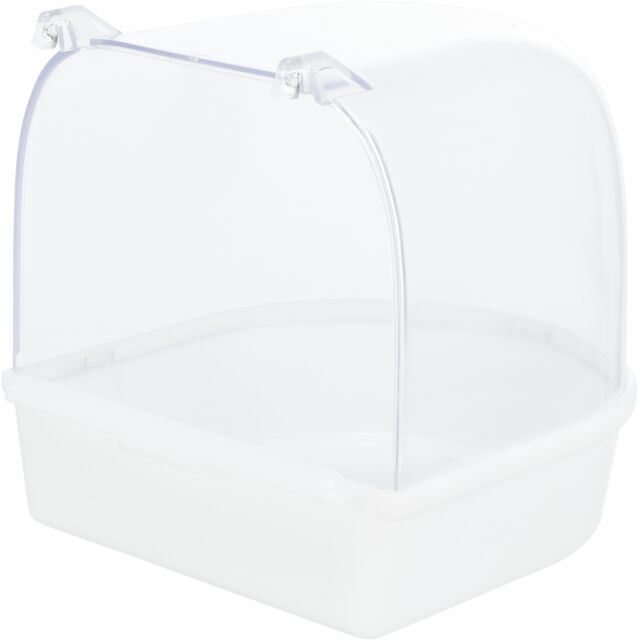 Trixie Cadita Acoperita Pentru Pasari, Plastic, Semicerc, 15x13x13 cm, Diverse Culori, 5401 - imagine 8