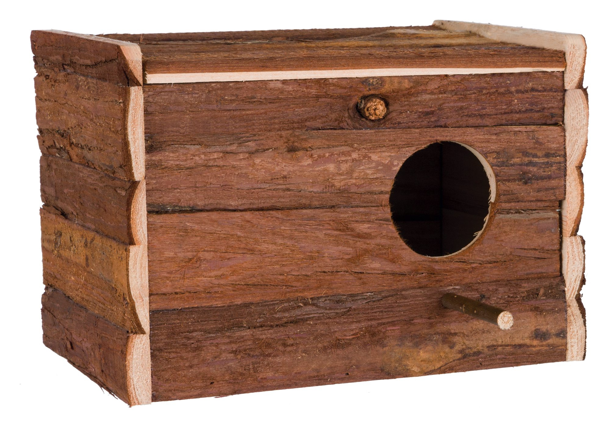 Trixie Cuib Pentru Nimfe, Din Lemn De Scoarta, 30x20x20 cm, 5633 - imagine 3