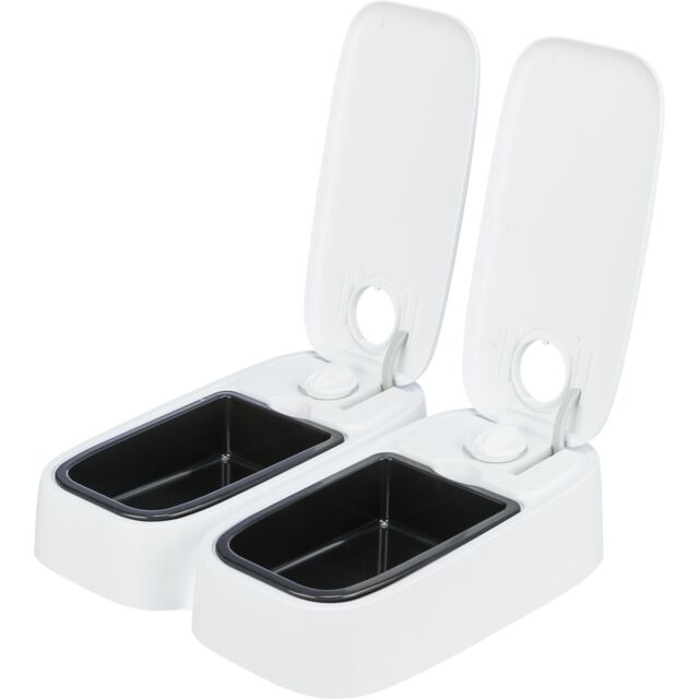 Trixie Hranitor Automat, TX2, 2x0.3 l/27x7x24 cm, Alb, 24372 - imagine 12