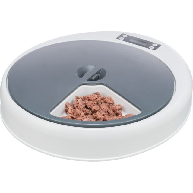 Trixie Hranitor Automat, TX4+1, 5x0.25 l/34x6x39 cm, Alb/Gri, 24384 - imagine 8