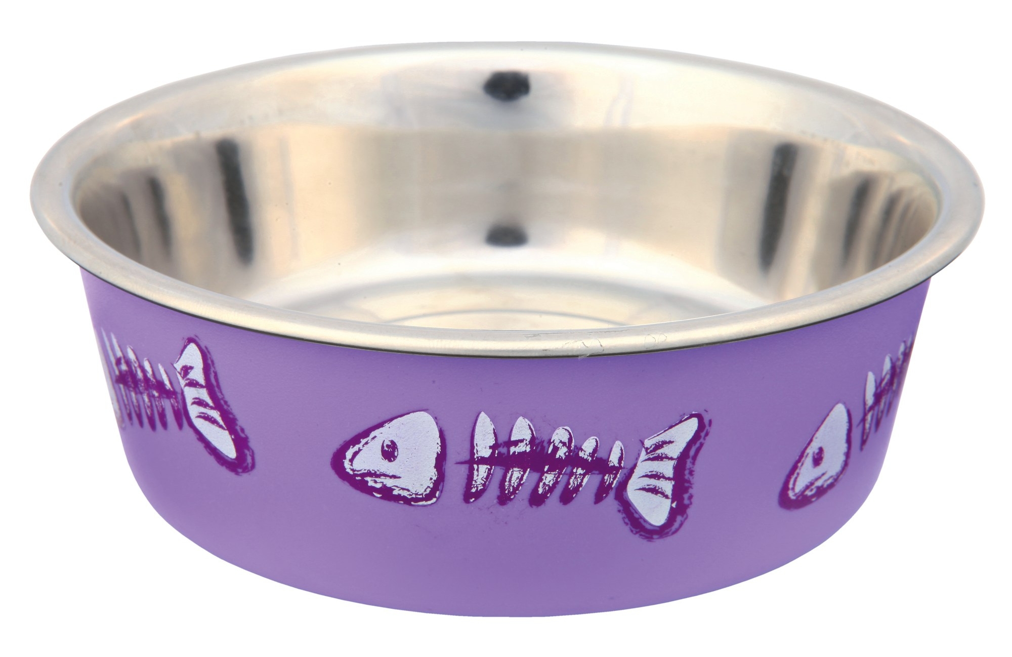 Trixie Castron Inox Cu Invelis Plastic Pentru Pisici, 0.3 l/12 cm, Diverse Culori, 25270 - imagine 6