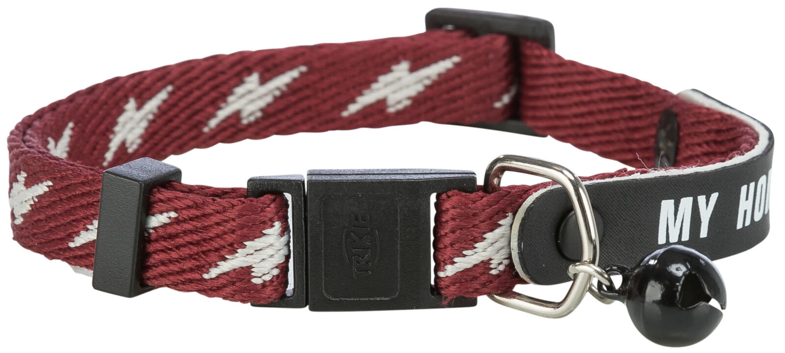 Trixie Zgarda Pentru Pisici, Cu Adresier Si Clopotel, Rosu, 41778 - imagine 4