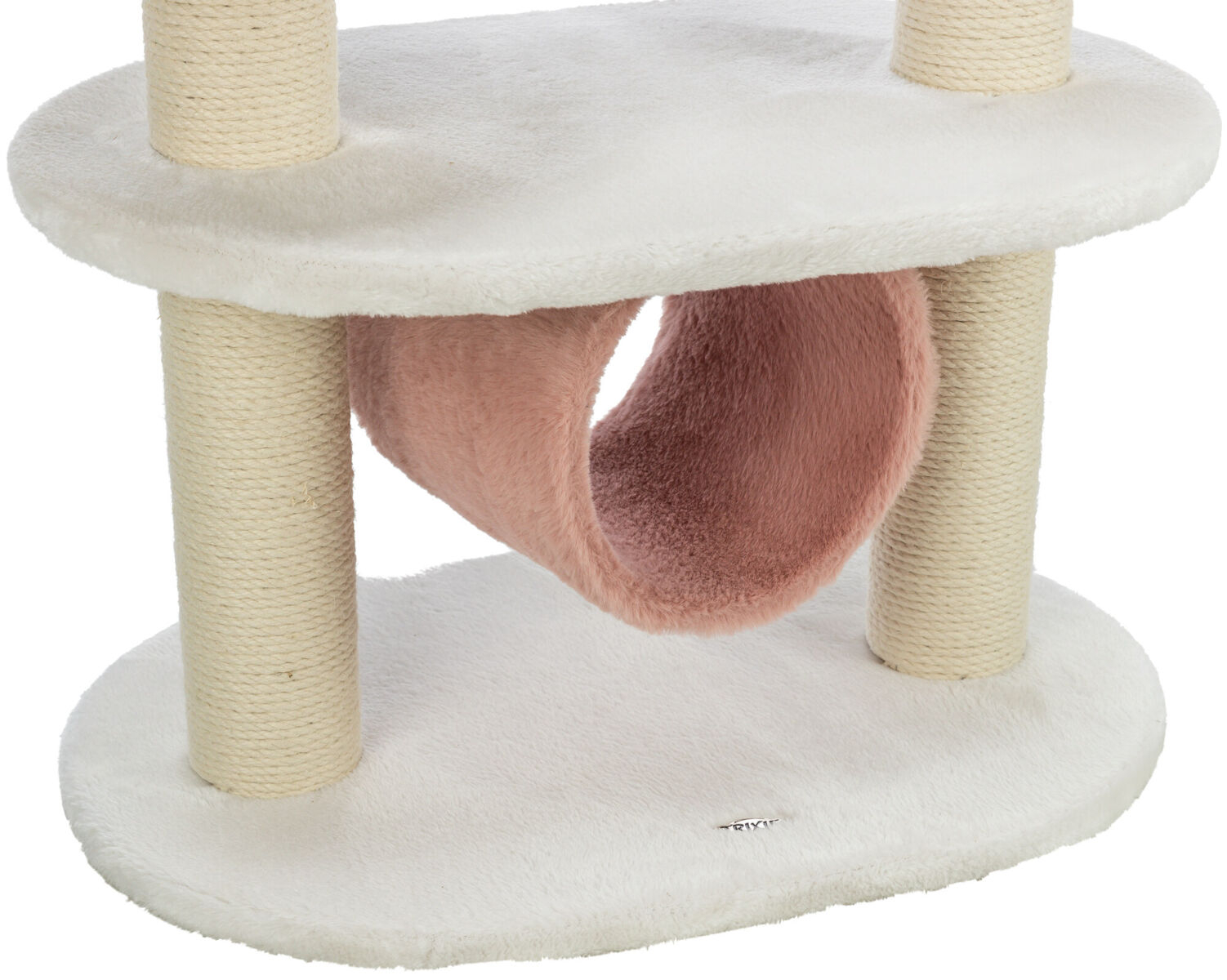 Trixie Ansamblu Cat Tree Isabella, 58x38x70 cm, Alb/Roz Antic, 44472 - imagine 11