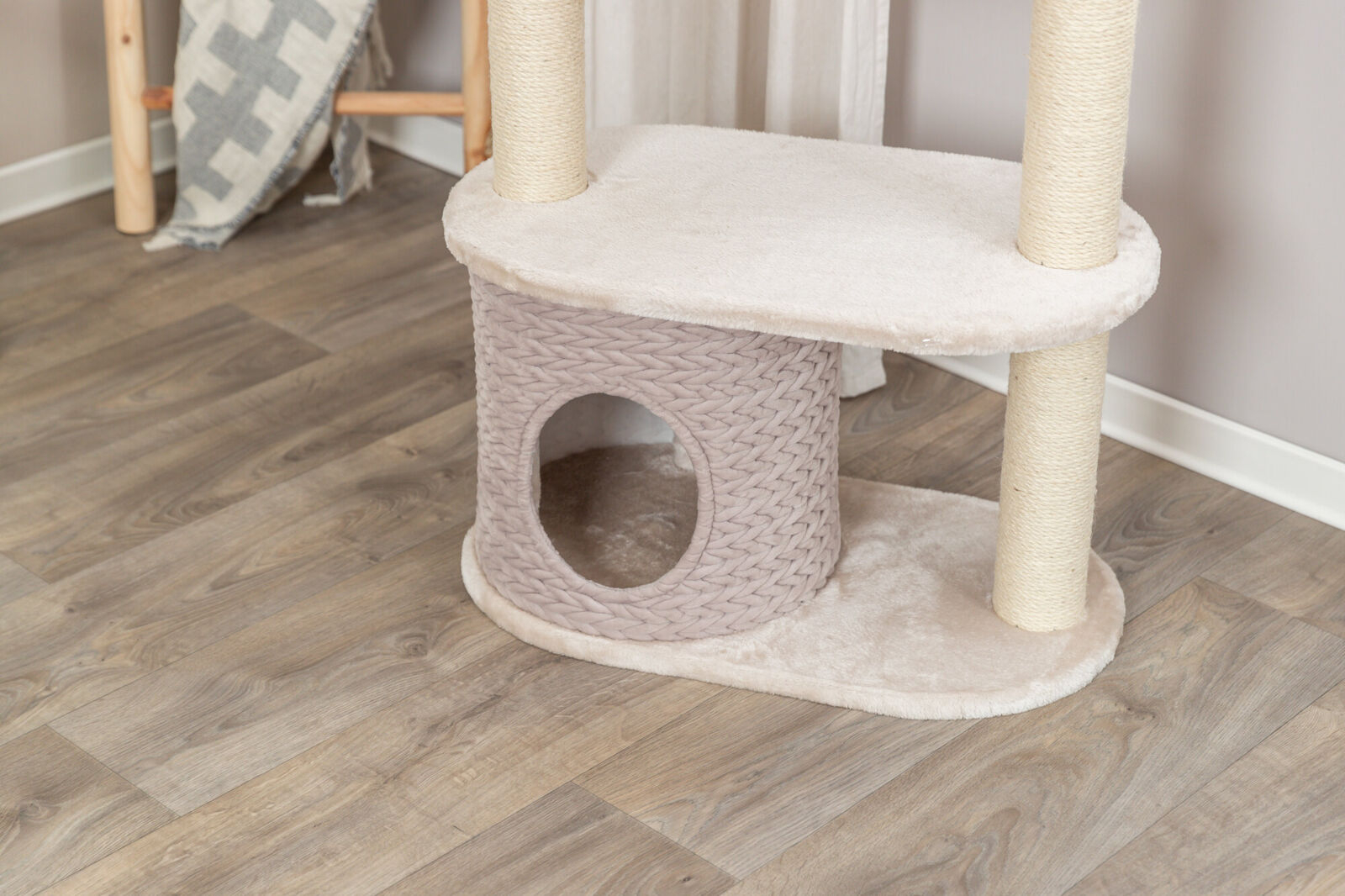 Trixie Ansamblu de Joaca Alessia, 65 x 38 x 114 cm, Gri/Nisipiu, 44473 - imagine 10