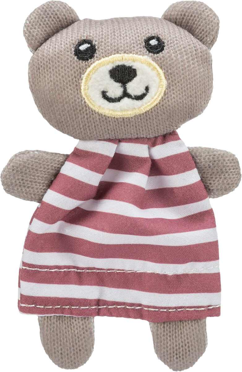 Trixie Jucarie Pentru Pisici, Ursulet Cu Catnip, 12 cm, Diverse Culori, 45665 - imagine 25