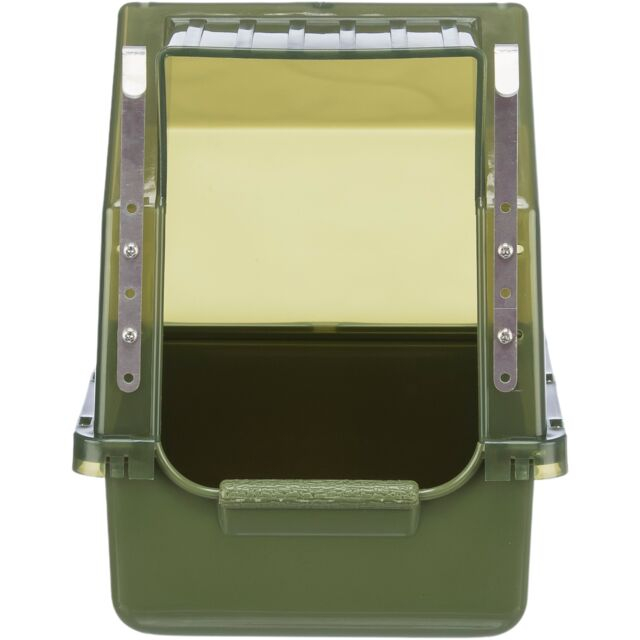 Trixie Cadita Acoperita Pentru Pasari, Plastic, 16x22x16 Cm, Verde, 54035 - imagine 7