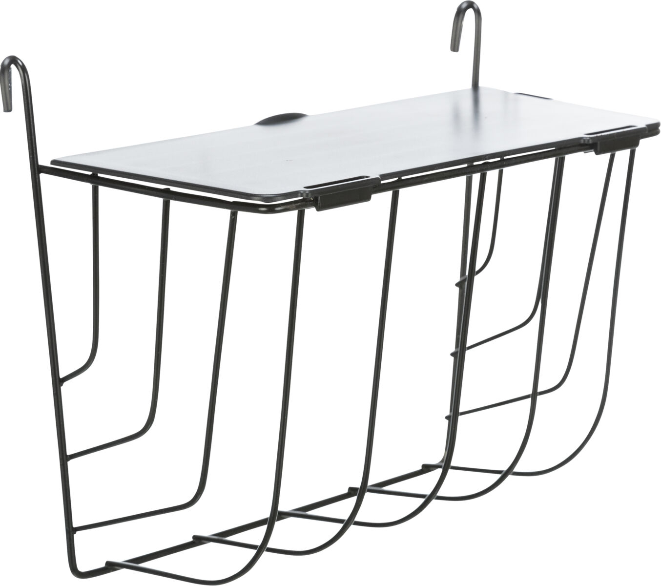 Trixie Hranitor Metalic Pentru Rozatoare, Cu Capac, 25x18x12 cm, Negru, 60892 - imagine 5