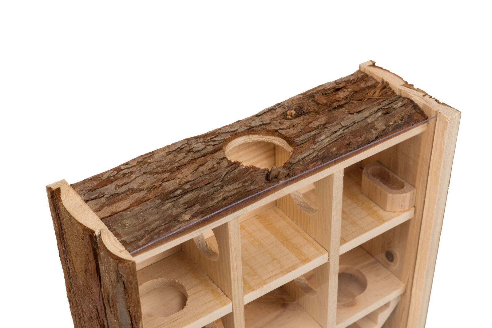 Trixie Turn De Joaca Pentru Rozatoare, Cu Camere, Lemn, 30x30x10 cm, 61709 - imagine 10