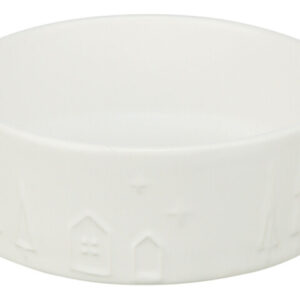 Trixie Castron Ceramic Xmas, 0.3 l/12 cm, Alb, 92021