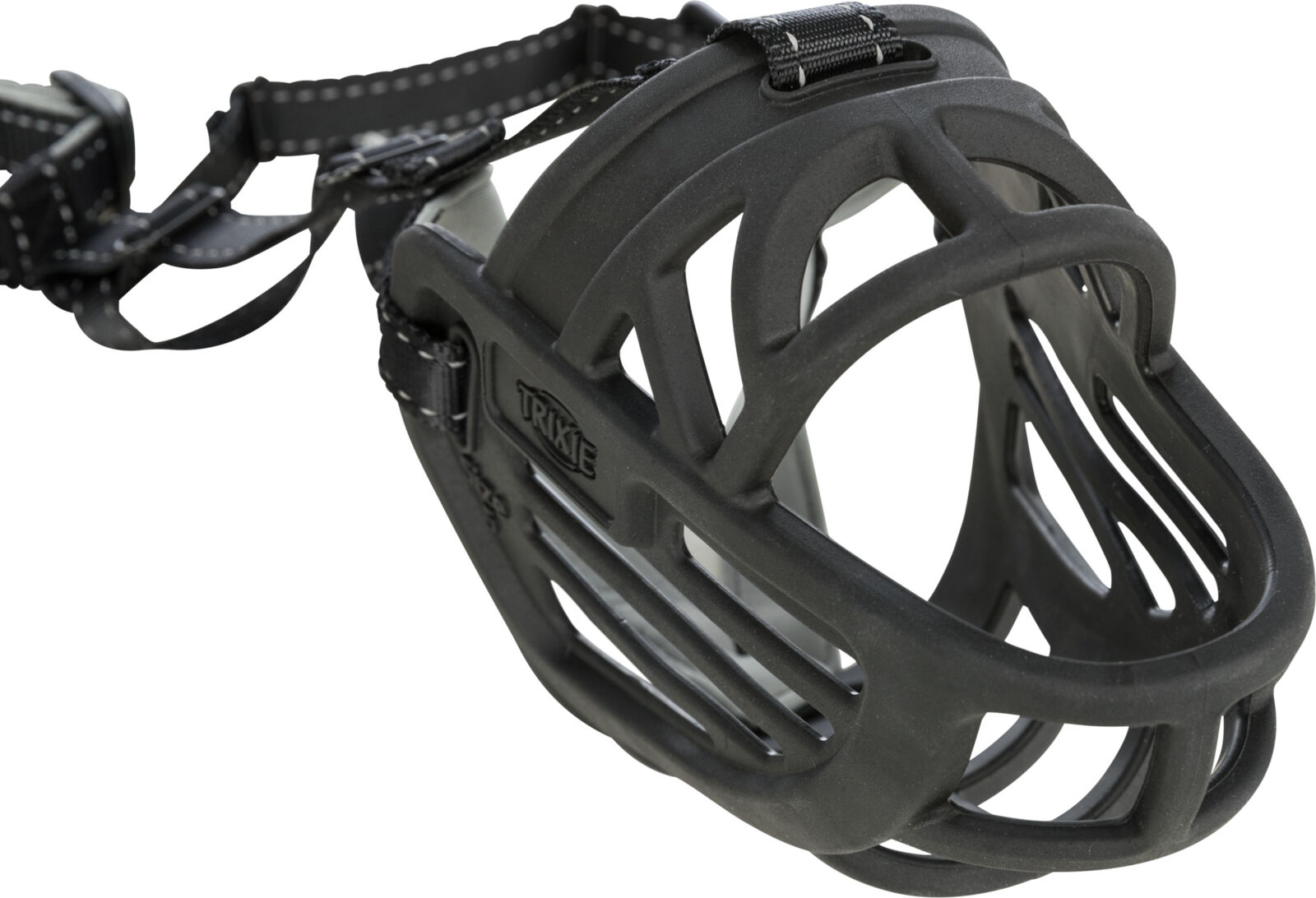 Trixie Botnita Flexibila, Cauciuc, M (Bot 25 cm/ Cap 19 cm) Negru 17612 - imagine 7