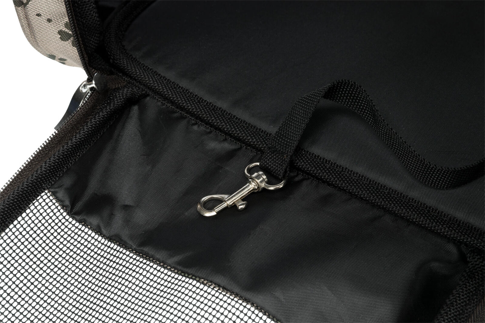 Trixie Geanta De Transport, Maxima, Extensibila, 33x32x54 cm, Pana la 8 kg, Bej/Maro, 28903 - imagine 14