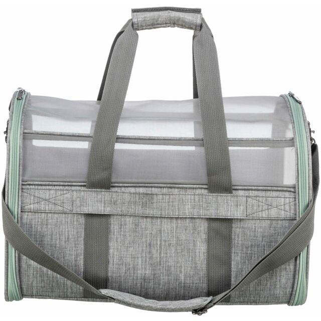 Trixie Geanta De Transport, Dillon, 33x32x54 cm, Pana la 10 kg, Gri/Verde Menta, 28908 - imagine 13