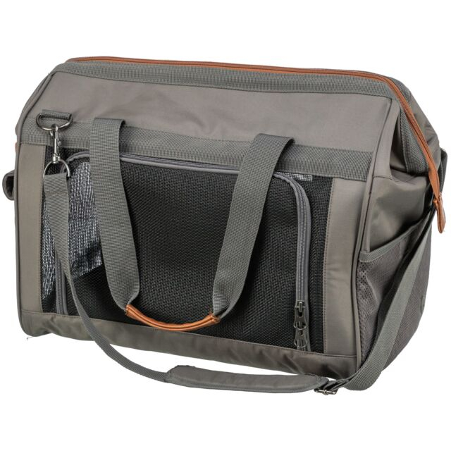 Trixie Geanta De Transport, Finlay, 43x26x32 cm, Pana la 10 kg, Negru/Gri, 28909 - imagine 20