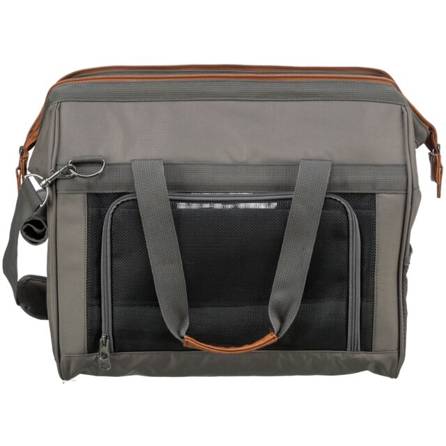Trixie Geanta De Transport, Finlay, 43x26x32 cm, Pana la 10 kg, Negru/Gri, 28909 - imagine 18
