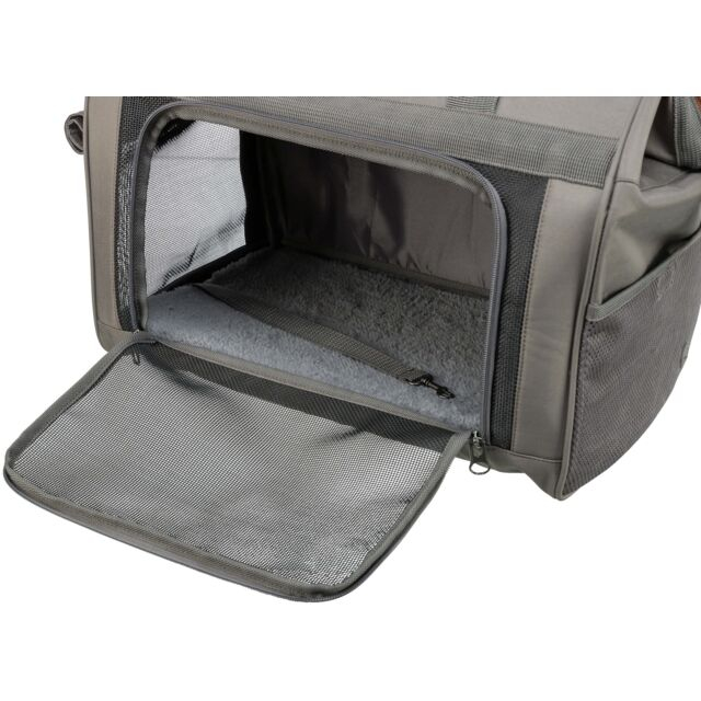 Trixie Geanta De Transport, Finlay, 43x26x32 cm, Pana la 10 kg, Negru/Gri, 28909 - imagine 21