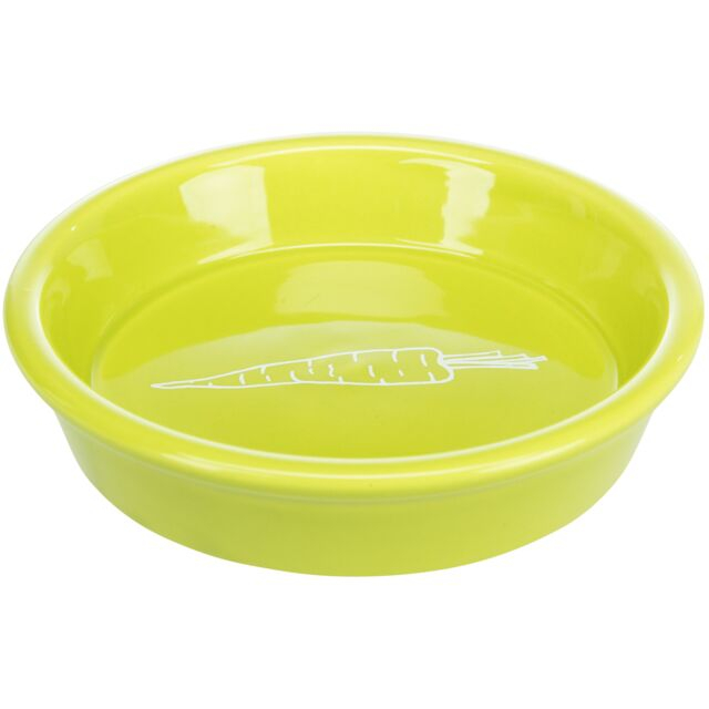 Trixie Castron Ceramic Pentru Iepuri, Cu Motiv Morcov, 200 ml/ 14 cm, Diverse Culori, 60804 - imagine 10