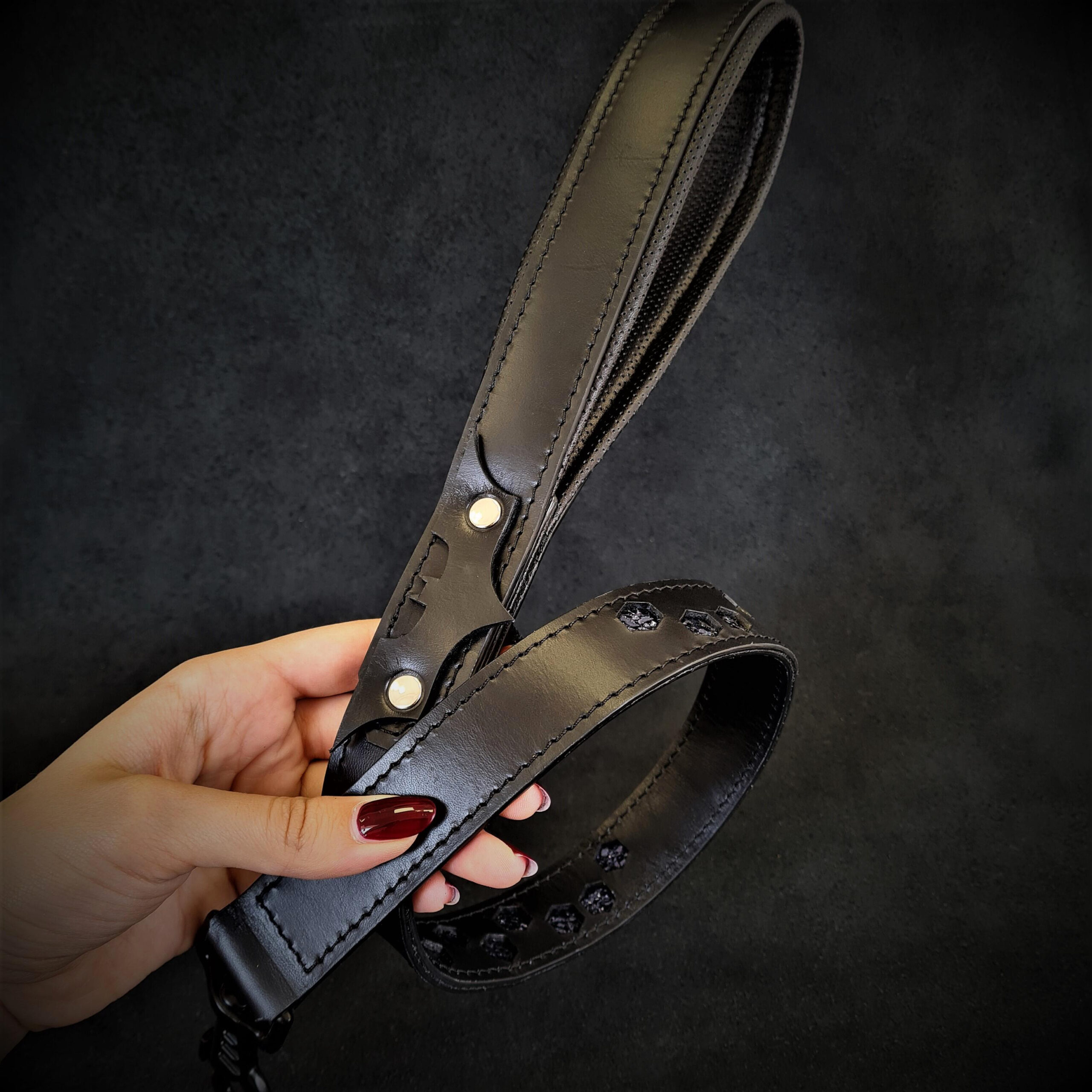 Bestia Lesa Batman, Piele Naturala, Negru - imagine 3