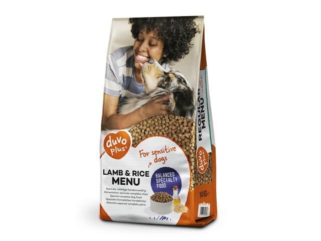 duvoplus Hrana Uscata Pentru Caini, Sensitive, Cu Miel Si Orez, 14 kg, L12196