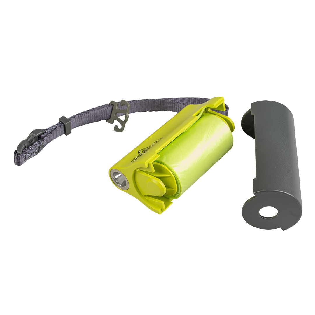 duvoplus Dispenser Pungi Igienice, Cu LED, 8.5x4x6cm, Lime, L12926 - imagine 5