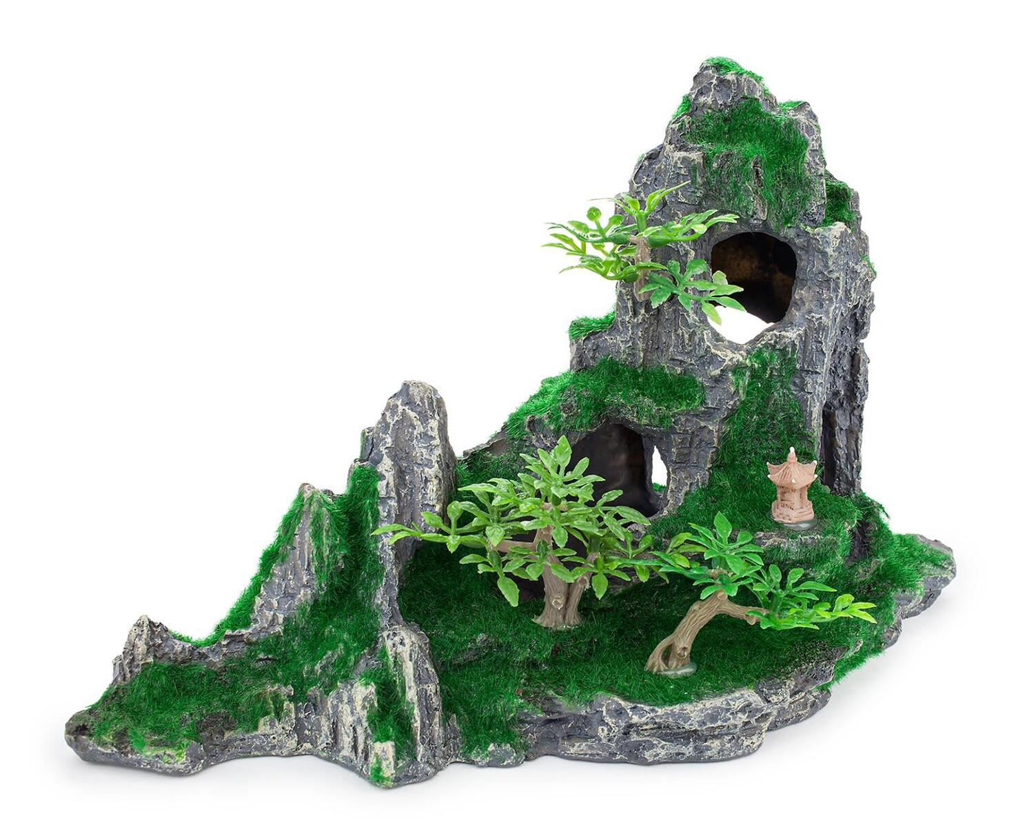 Happet L(-19%)Decor Pentru Acvariu, Stanca Cu Plante, 27 cm, R132 - imagine 6