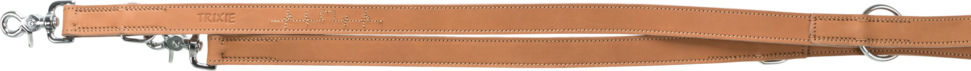 Trixie L(-22%)Lesa Rustic "Heartbeat", Ajustabila, L-XL: 2.00 m/25 mm, Maro, 19013 - imagine 8